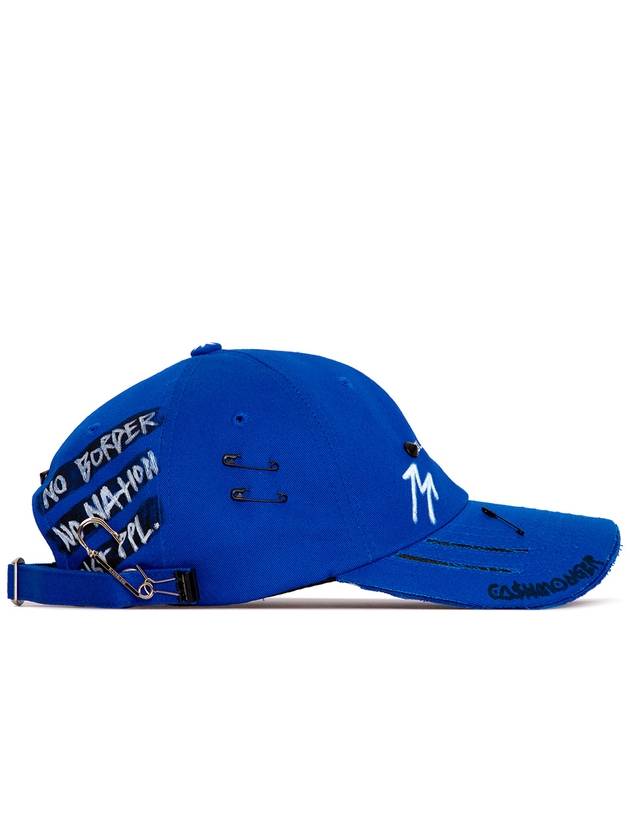 NINE Reflection Logo No Simpathy Ball Cap Blue - BLACKBLOND - BALAAN 3