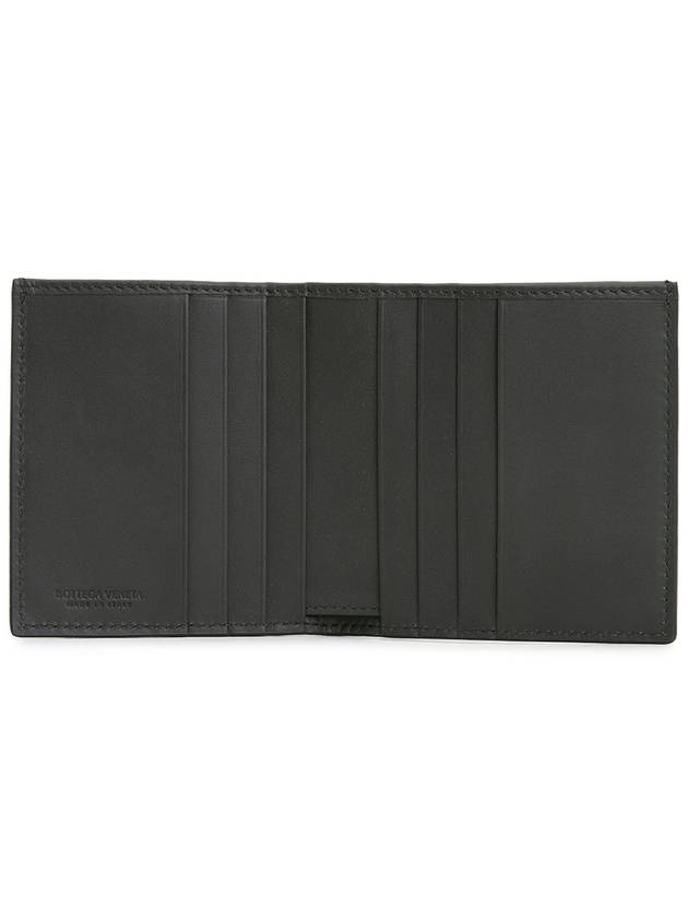 Intrecciato Small Folder Half Wallet Dark Grey - BOTTEGA VENETA - BALAAN 5