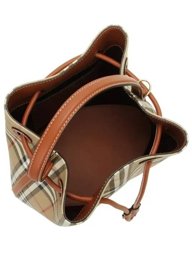 Vintage Check Bucket Bag Beige - BURBERRY - BALAAN 5