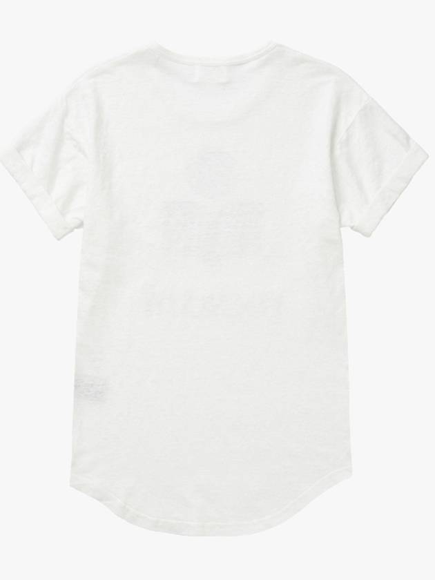 Etoile Koldi logo linen tshirt TS0004FA A1N10E20WH - ISABEL MARANT - BALAAN 2