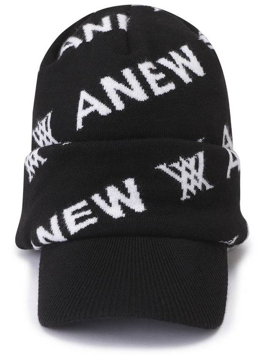 Official Striped Wadding Knit Cap BK - ANEWGOLF - BALAAN 2