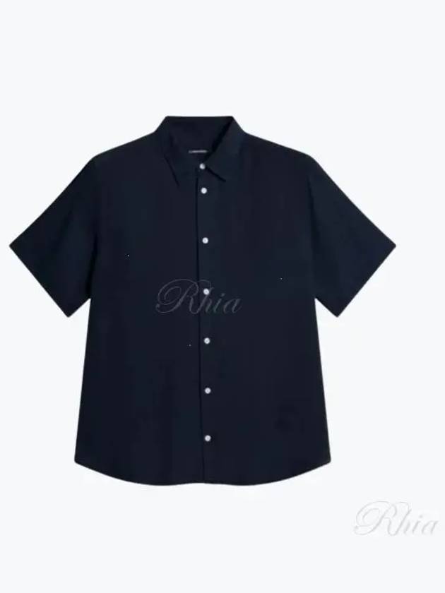 REG SS LIGHT TENCEL SHIRT FMST10657 6855 Men s regular short sleeve - J.LINDEBERG - BALAAN 2