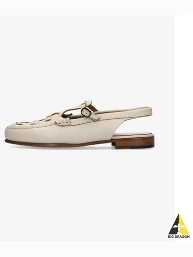 Rocketa slingback T bar loafer custard WFP21ROQU003CUSTARD - HEREU - BALAAN 1