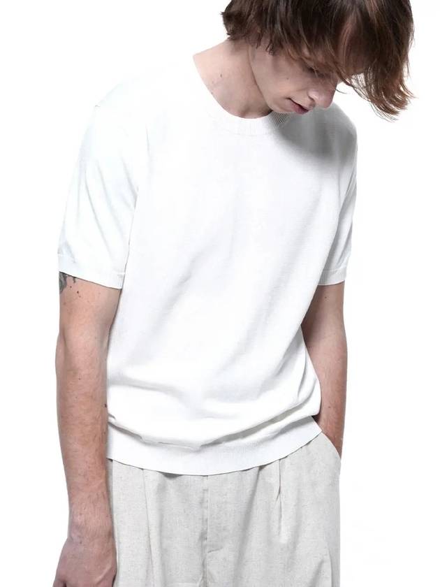 Men's Cool Round Half Knit White - CHANCE'S NOI - BALAAN 8