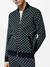 1AFR40 Double Face Cotton Jersey Bomber Jacket - LOUIS VUITTON - BALAAN 1