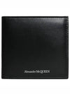 Logo Half Wallet Black - ALEXANDER MCQUEEN - BALAAN 2