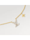 LV Iconic Crystal Necklace Gold - LOUIS VUITTON - BALAAN 5