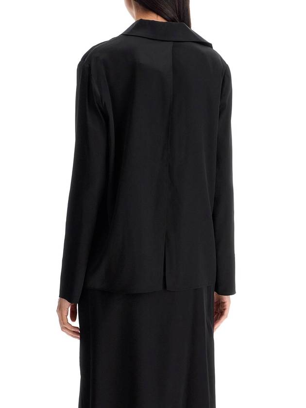 La Chemise Notte Open Charm Logo Shirt Black - JACQUEMUS - BALAAN 4