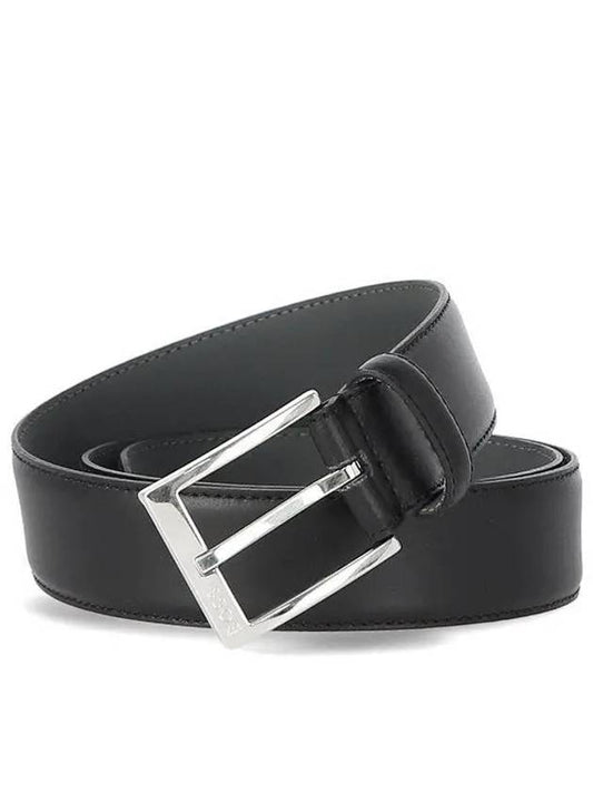 Ellotyo Leather Belt Black - HUGO BOSS - BALAAN 2