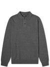 Men's Jerry Wool Long Sleeve Polo Shirt Grey - A.P.C. - BALAAN 2