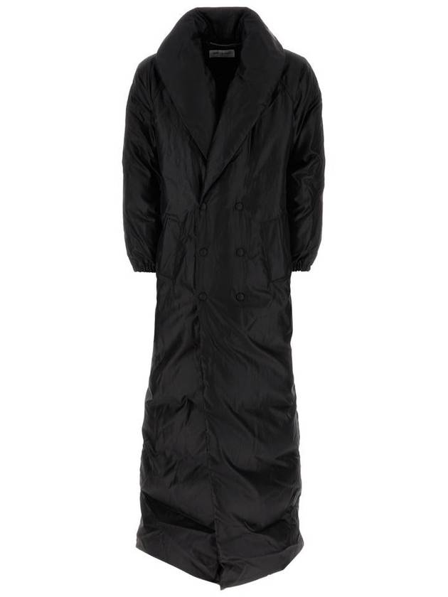 Long Down Single Coat Black - SAINT LAURENT - BALAAN 2