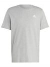 Small logo single jersey short sleeve IC9288 Gray R - ADIDAS - BALAAN 1