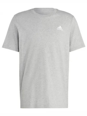 Small logo single jersey short sleeve IC9288 Gray R - ADIDAS - BALAAN 1