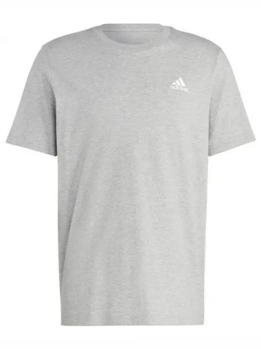 Small logo single jersey short sleeve IC9288 Gray R - ADIDAS - BALAAN 1