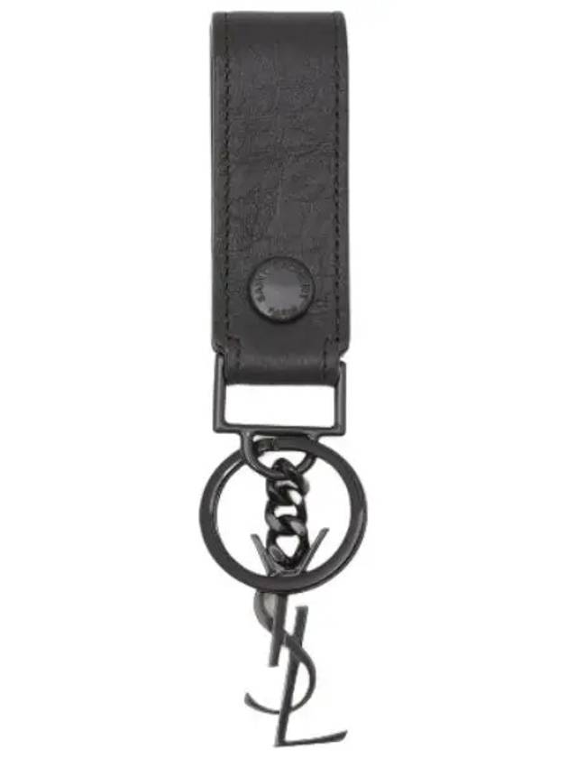 Monogram key ring black holder - SAINT LAURENT - BALAAN 1