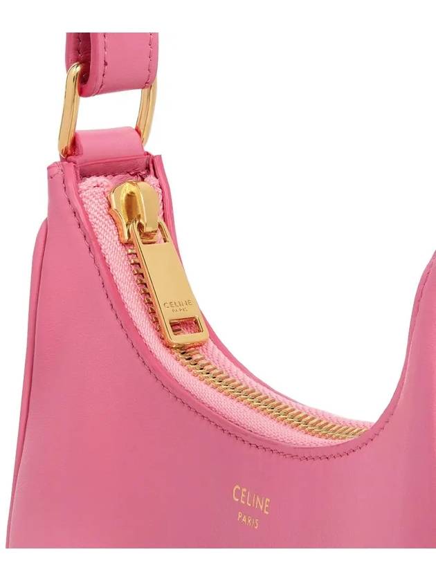 Abba Smooth Leather Mini Shoulder Bag Flamingo Pink - CELINE - BALAAN 5