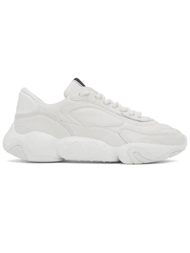 Bubble Bag Leather Low Top Sneakers White - VALENTINO - BALAAN 3