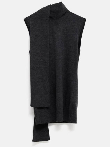 Sleeveless Scarf Knit Top - TOTEME - BALAAN 1