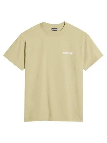 Le Logo Short Sleeve T-Shirt Khaki - JACQUEMUS - BALAAN 1