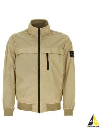 Compass Badge Pleated Windbreaker Sand - STONE ISLAND - BALAAN 2