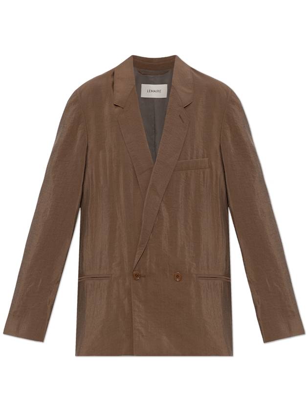 Lemaire Double-breasted Blazer, Women's, Brown - LEMAIRE - BALAAN 1