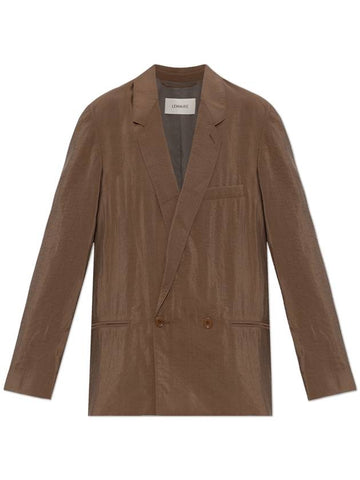 Lemaire Double-breasted Blazer, Women's, Brown - LEMAIRE - BALAAN 1