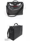 Selleria Monster Peekaboo Medium Briefcase Black - FENDI - BALAAN 4