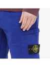 Men's Wappen Patch Bermuda Shorts Bright Blue - STONE ISLAND - BALAAN 3