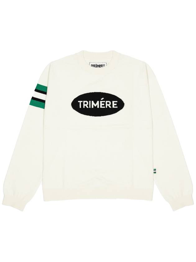 Signature line cashmere knit WOMAN IVORY TMFRN20210 - TRIMERE - BALAAN 2