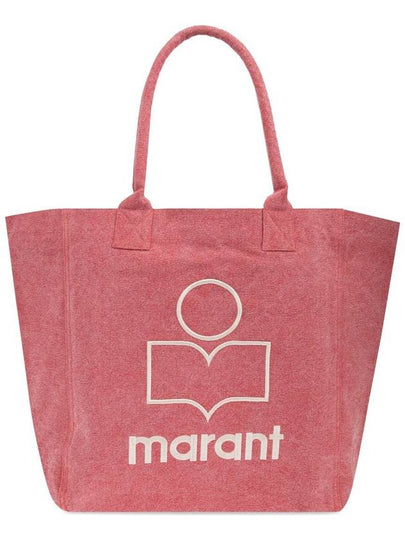 Yenky Embroidered Logo Small Tote Bag Pink - ISABEL MARANT - BALAAN 2