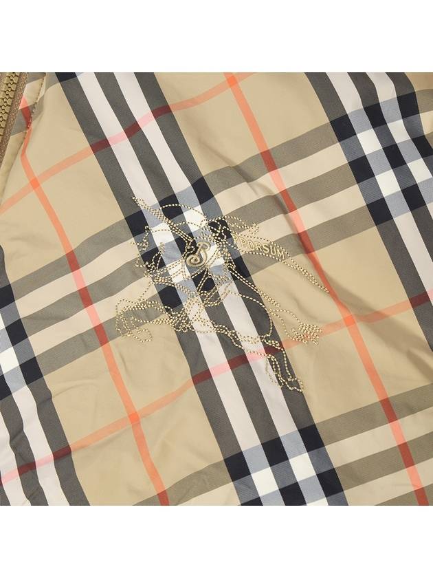 Kids Reversible Check Padded Sand - BURBERRY - BALAAN 8