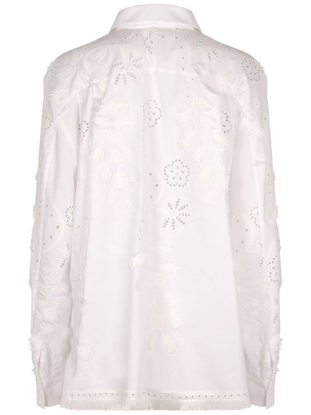 Alberta Ferretti Embroidered Cotton Shirt - ALBERTA FERRETTI - BALAAN 2