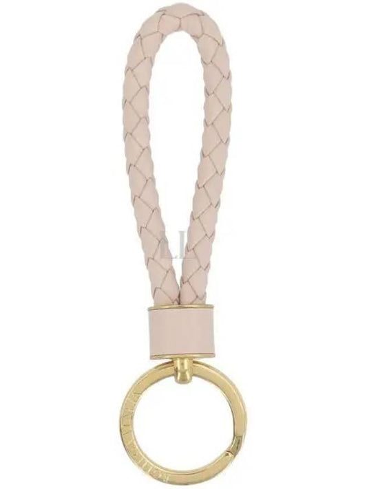 Intrecciato Lambskin Key Holder Lotus - BOTTEGA VENETA - BALAAN 2