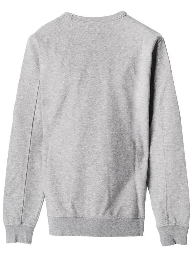 Men's Light Fleece Lens Wappen Sweatshirt Grey - CP COMPANY - BALAAN 4