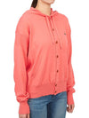 Embroidered Logo Hoodie Cardigan Pink - VIVIENNE WESTWOOD - BALAAN 5