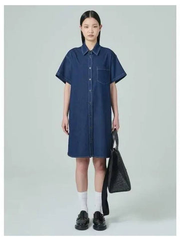 Shirt type denim dress blue domestic product GM0024020558125 - JUUN.J - BALAAN 1