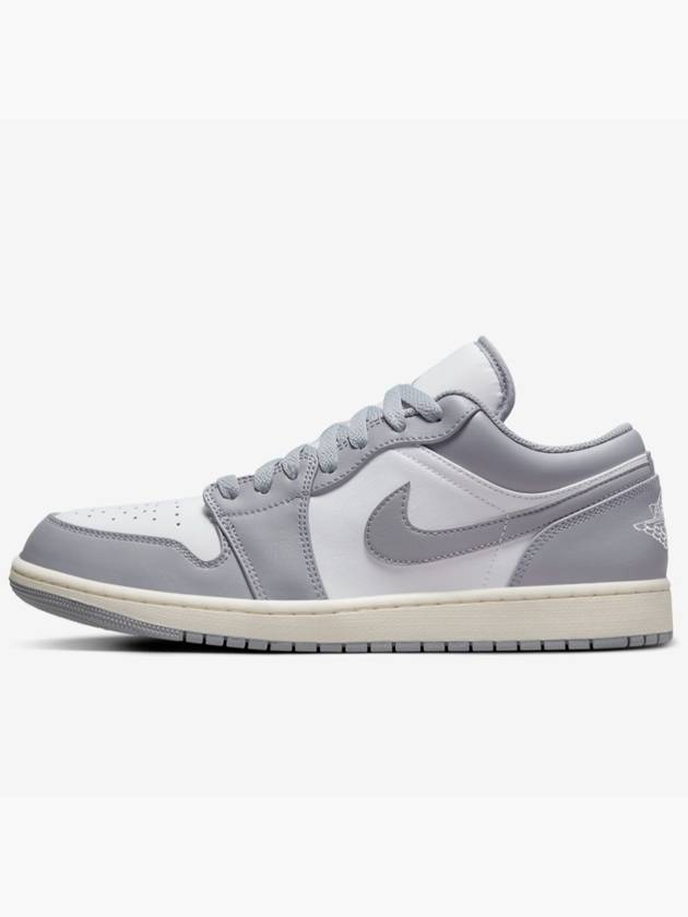 GS Air Jordan 1 Low Top Sneakers Vintage Grey - NIKE - BALAAN 2