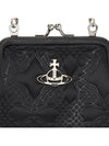 ORB Chain Satin Cross Bag Black - VIVIENNE WESTWOOD - BALAAN 9