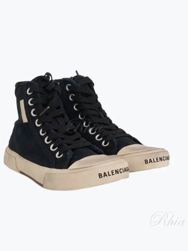 Paris High Top Sneakers Black - BALENCIAGA - BALAAN 2