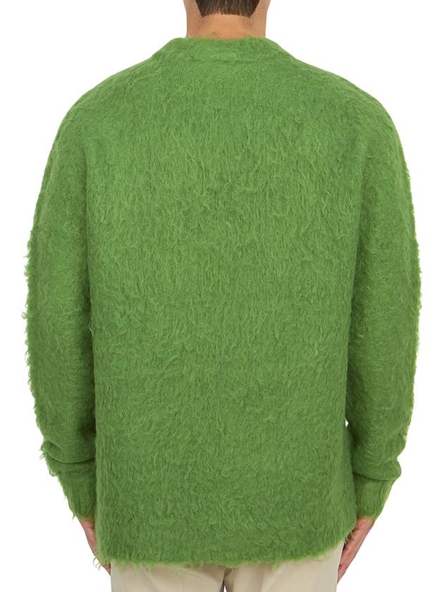 Mohair Wool Jumper Knit Top Green - ACNE STUDIOS - BALAAN 5