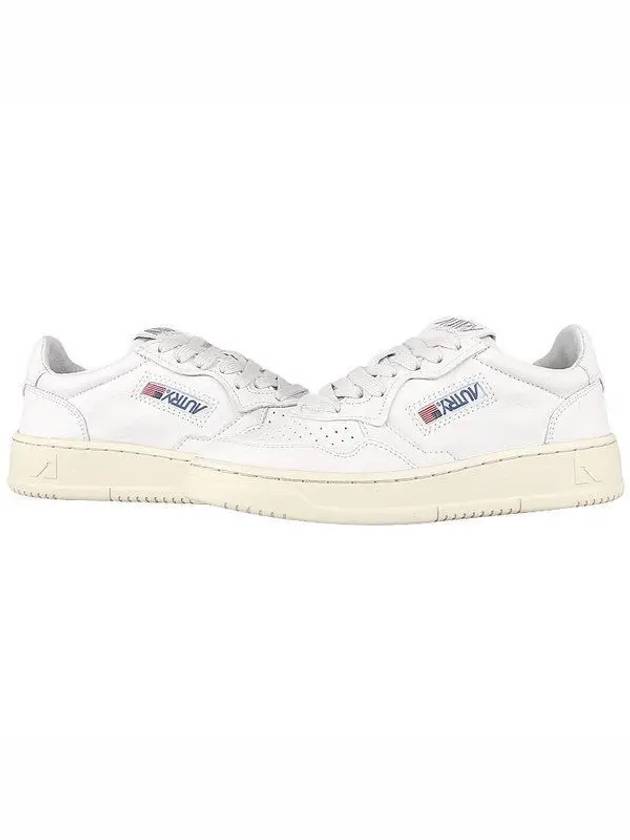 Medalist Logo Patch Low Top Sneakers White - AUTRY - BALAAN 2