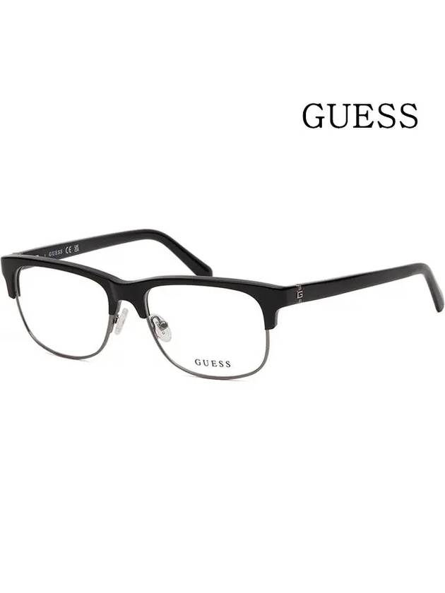 Eyewear Square Glasses Black - GUESS - BALAAN 2