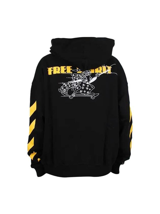 Men's Free Wizard Hoodie Black - OFF WHITE - BALAAN 1