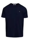 ORB Logo Cotton Short Sleeve T-Shirt Navy - VIVIENNE WESTWOOD - BALAAN 2