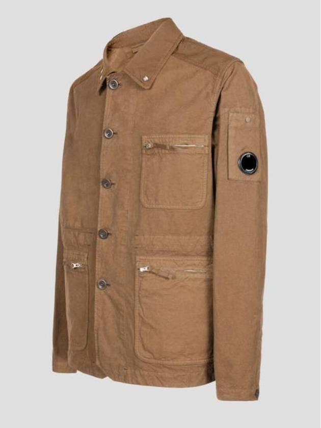 My's B Chore Jacket Light Brown - CP COMPANY - BALAAN 3