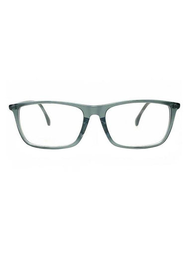 Eyewear Clear Frame Logo Temple Glasses Gray - GUCCI - BALAAN 1