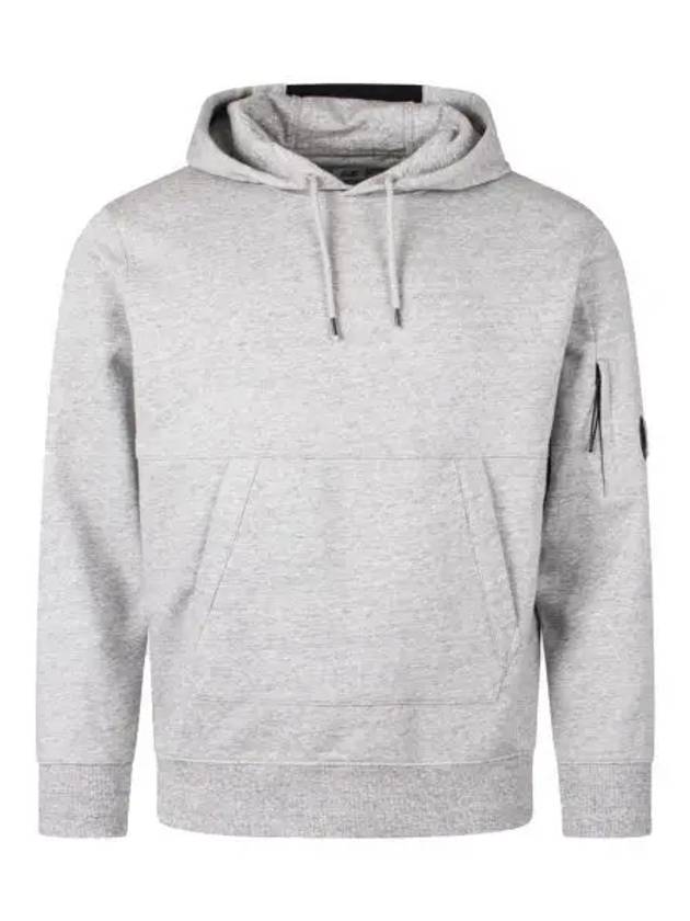 Diagonal Raised Fleece Lens Hoodie Grey - CP COMPANY - BALAAN 2