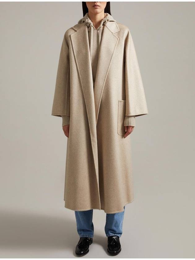 Ludmilla Belt Single Coat Beige - MAX MARA - BALAAN 3