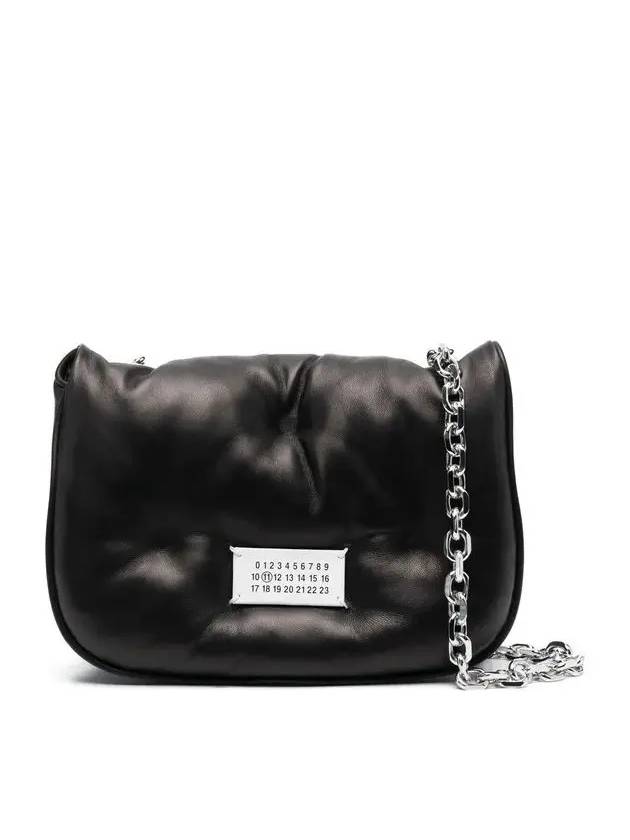 Glam Slam Flap Crossbody Bag Black - MAISON MARGIELA - BALAAN 3