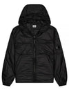 Nada Shell Hooded Jacket Black - CP COMPANY - BALAAN 2